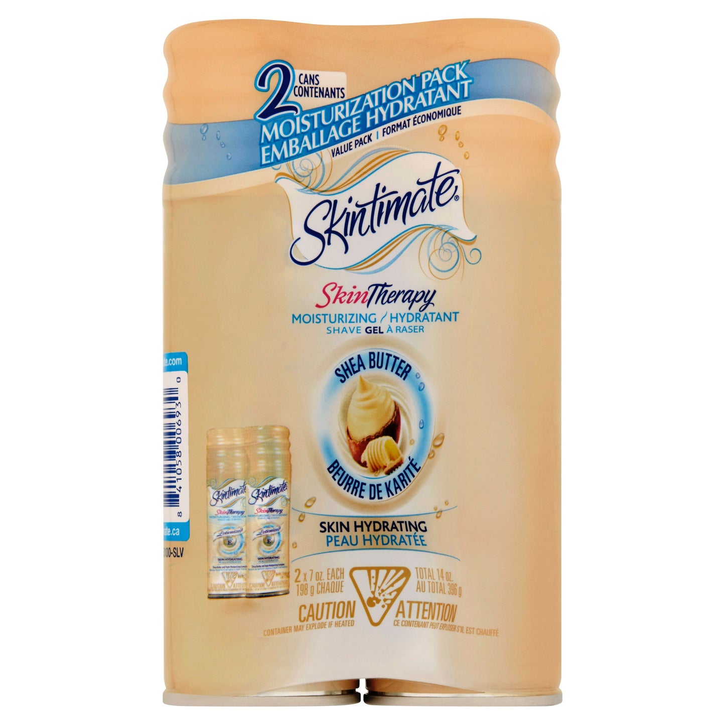 Schick Skintimate Skin Hydrating Twin Pack; 2 Count; 4 Per Case - High Mart Wholesale