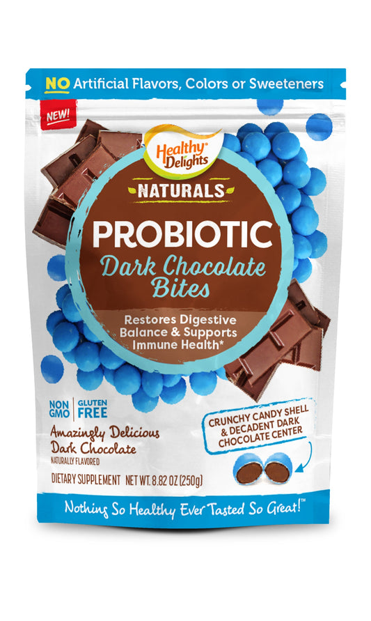 Healthy Delights Probiotic Dark Chocolate Bite; 30 Count; 12 Per Case - High Mart Wholesale