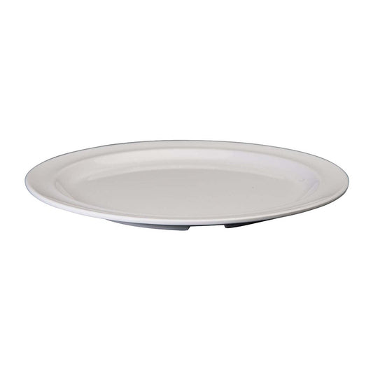 Winco Plate Round Melamine White 9 Inch; 1 Dozen - High Mart Wholesale