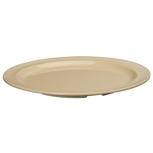 Winco Plate Round Melamine Tan 9 Inch; 1 Dozen - High Mart Wholesale