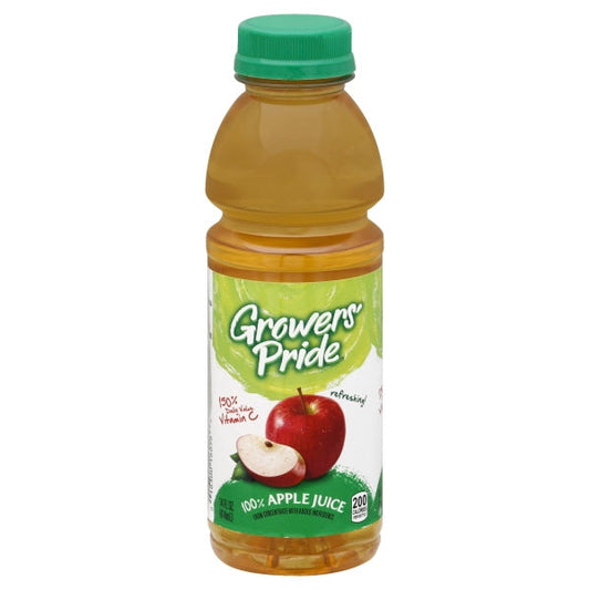 Fl Nat Growers' Pride From Concentrate Shelf Stable Apple Juice; 14 Fluid Ounces; 12 Per Case