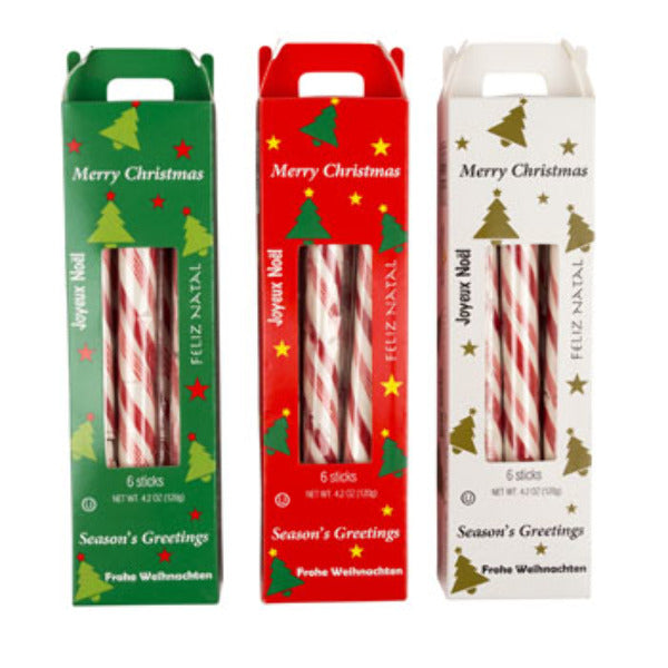Mint Twists Red & White Stocking Stuffer Peppermint Sticks; 4.5 Ounce; 6 Per Case