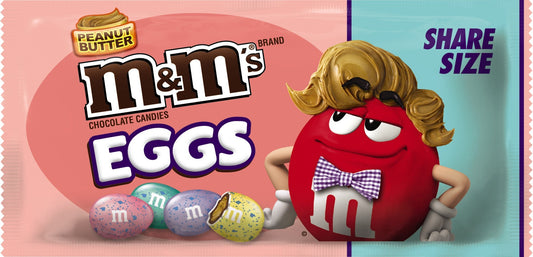 M&M's Peanut Butter Speckled Eggs Sharing Size Easter; 2.83 Ounces; 24 Per Box; 6 Per Case