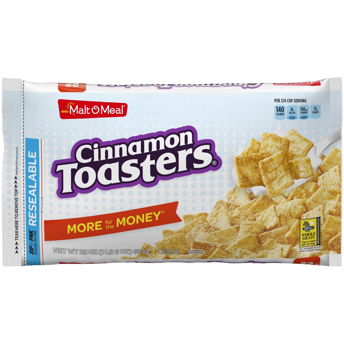 Malt O Meal Cinnamon Toasters; 22 Ounces; 9 Per Case - High Mart Wholesale