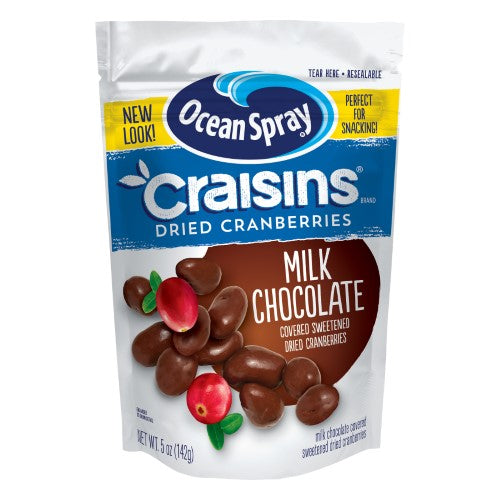 Ocean Spray Craisins Chocolate Covered; 5 Ounce; 12 Per Case