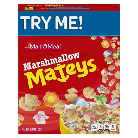Malt O Meal Marshmallow Mateys; 7.8 Ounces; 12 Per Case - High Mart Wholesale