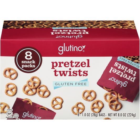 Glutino Pretzel Twists; 1 Ounces; 6 Per Case - High Mart Wholesale