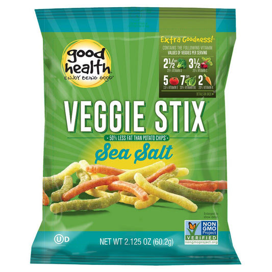 Good Health Natural Products Veggie Stix 2.125 Ounce; 2.13 Ounces; 10 Per Case - High Mart Wholesale