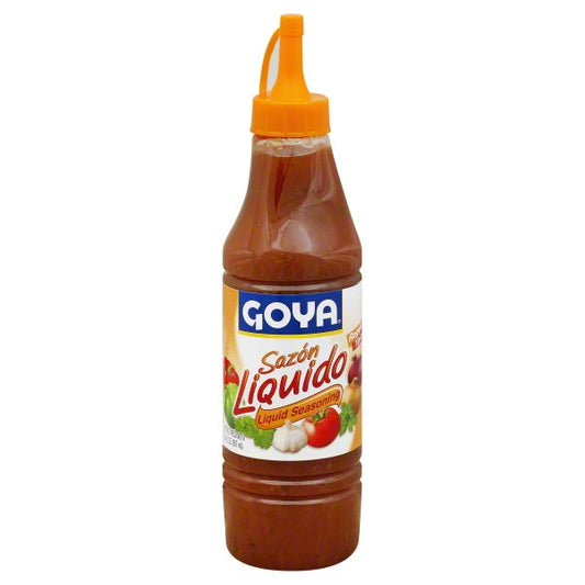 Goya Sazon Liquid Hot Sauce Bottle; 30 Ounce; 12 Per Case