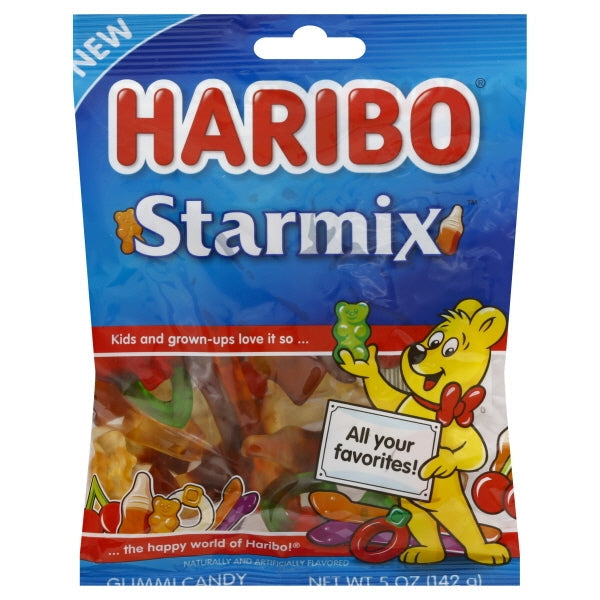 Haribo Confectionary Star Mix Gummi Candy; 5 Ounce; 12 Per Case - High Mart Wholesale