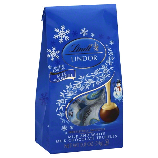 Lindt & Sprungli (Usa) Inc Holiday Lindor Snowman Mini Bag; 0.8 Ounces; 24 Per Case