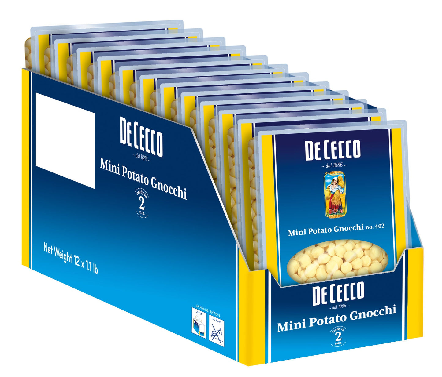 De Cecco No. 402 Mini Potato Gnocchi; 1.1 Pounds; 12 Per Case