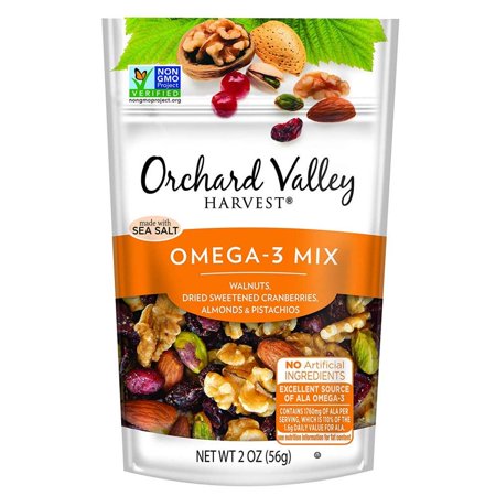 Orchard Valley Harvest Omega 3 Mix; 2 Ounces; 14 Per Case - High Mart Wholesale