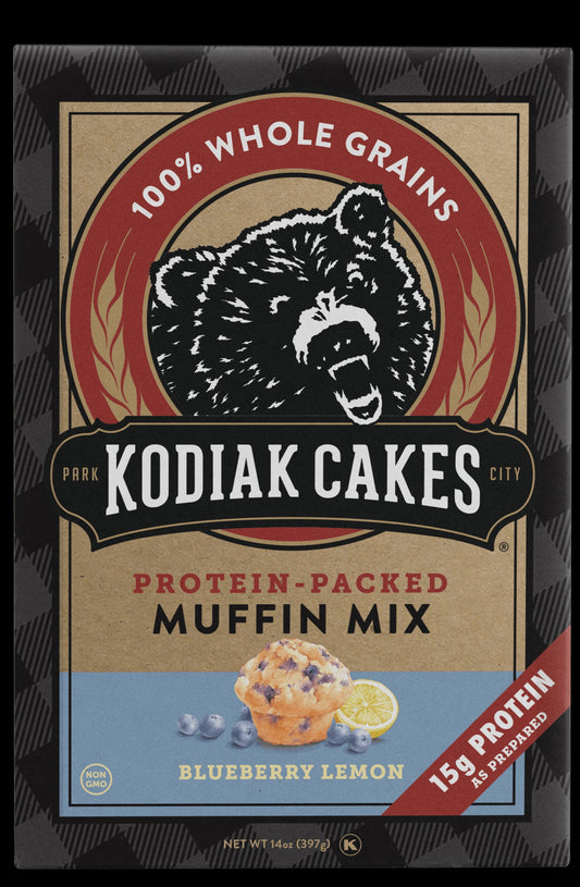 Kodiak Cakes Blueberry Lemon Muffin Mix; 14 Ounces; 6 Per Case - High Mart Wholesale