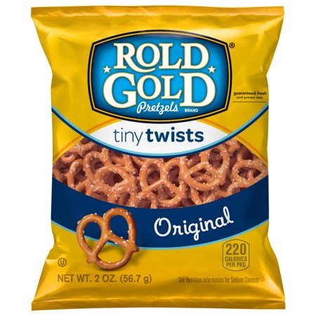 Rold Gold Tiny Twists Pretzel Bags; 2 Ounce; 64 Per Case