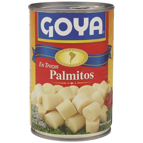 Goya Palmitos Salad Cuts; 14.1 Ounces; 12 Per Case - High Mart Wholesale