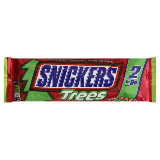 Snickers Candy Tree Christmas; 2.83 Ounces; 24 Per Box; 4 Per Case