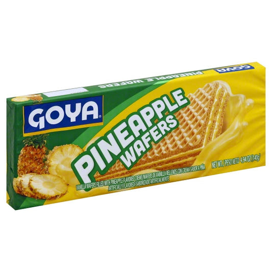 Goya Wafer Cookies Pineapple; 4.94 Ounces; 24 Per Case - High Mart Wholesale