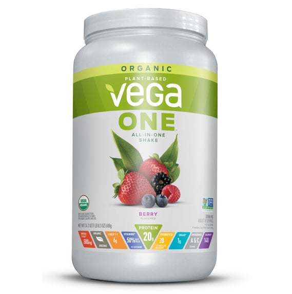 Vega All-In-One Berry Shake Large; 24.3 Ounces; 12 Per Case - High Mart Wholesale