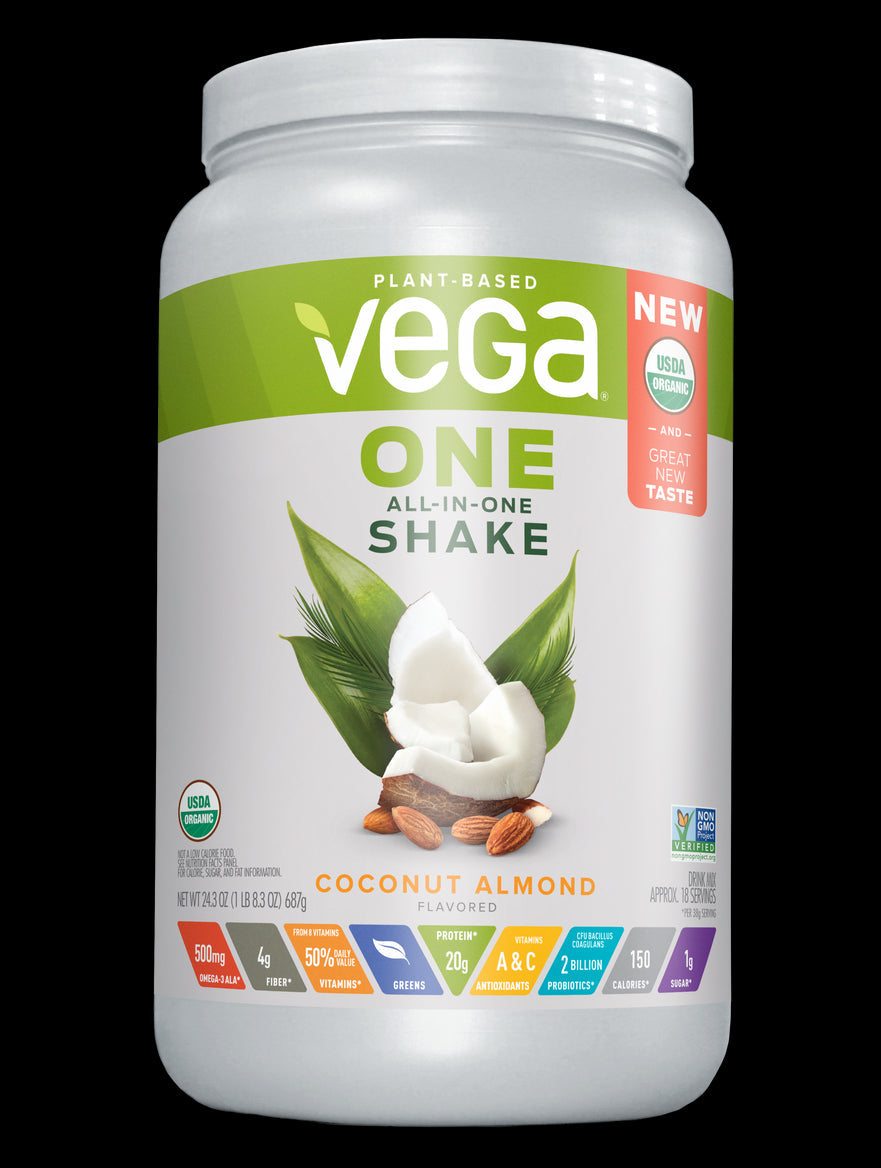 Vega All-In-One Coconut Almond Shake; 24.3 Ounces; 12 Per Case - High Mart Wholesale