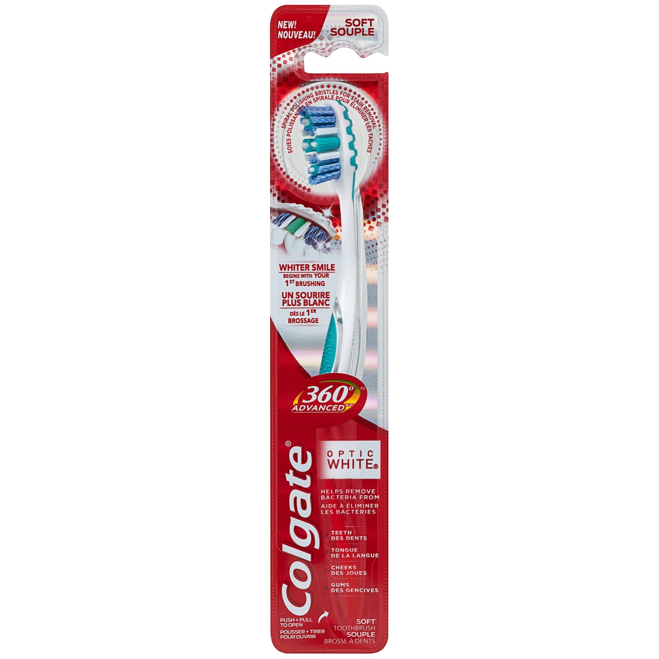 Colgate 360 Toothbrush Antibacterial; 1 Each; 6 Per Box; 12 Per Case