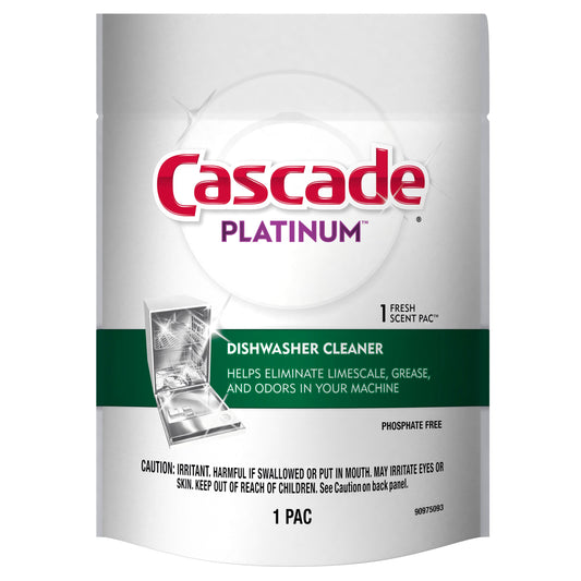 Cascade Cascade Pouch Pak Dishwasher Cleaner; 1 Count; 8 Per Case