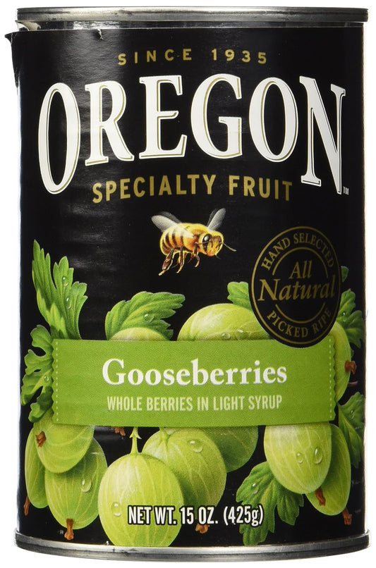 Oregon Fruit Product Gooseberries; 15 Ounces; 8 Per Case - High Mart Wholesale