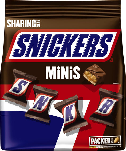 Snickers Miniature Stand Up Pouch; 9.7 Ounces; 8 Per Case