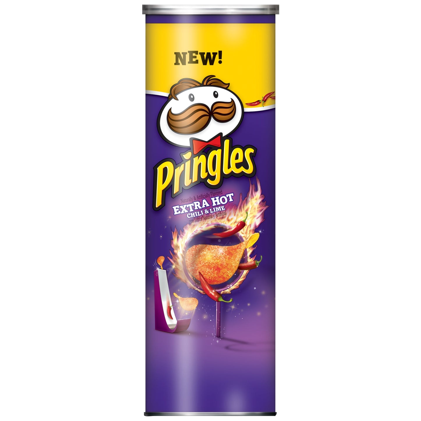 Pringles Scorchin Chili Lime Potato Crisp; 5.5 Ounce; 14 Per Case