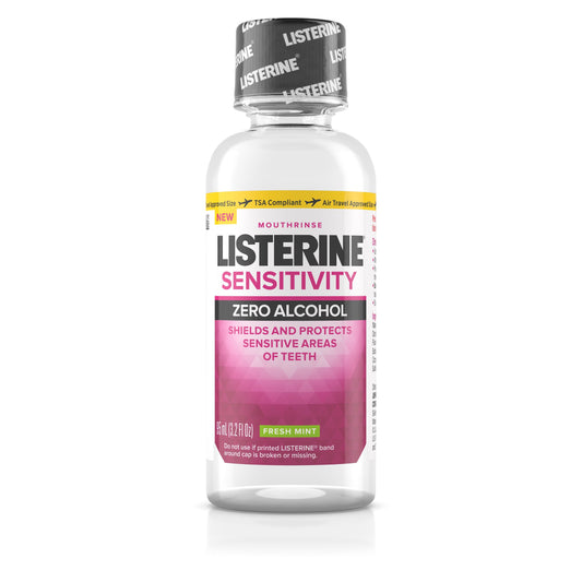 Listerine Sensitivity Zero Alcohol; 95 Milileter; 12 Per Box; 2 Per Case - High Mart Wholesale