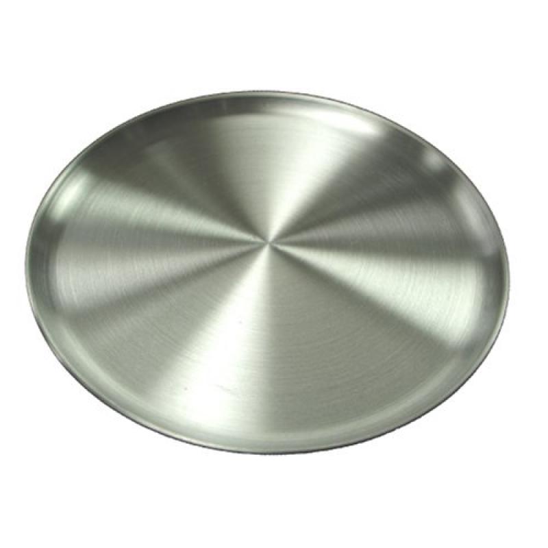 Winco 12 Inch Aluminum Pizza Tray; 36 Each; 1 Per Case - High Mart Wholesale