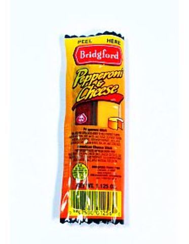 Bridgford Pepperoni & Cheese; 1.125 Ounce; 64 Per Case - High Mart Wholesale