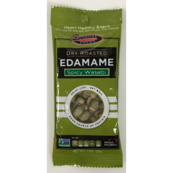 Seapoint Farms Edamame Dry Roasted Spicy Wasabi; 1 Ounces; 50 Per Case - High Mart Wholesale