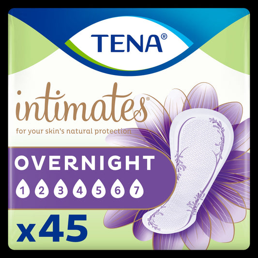 Serenity Overnight Pads; 45 Count; 2 Per Case - High Mart Wholesale