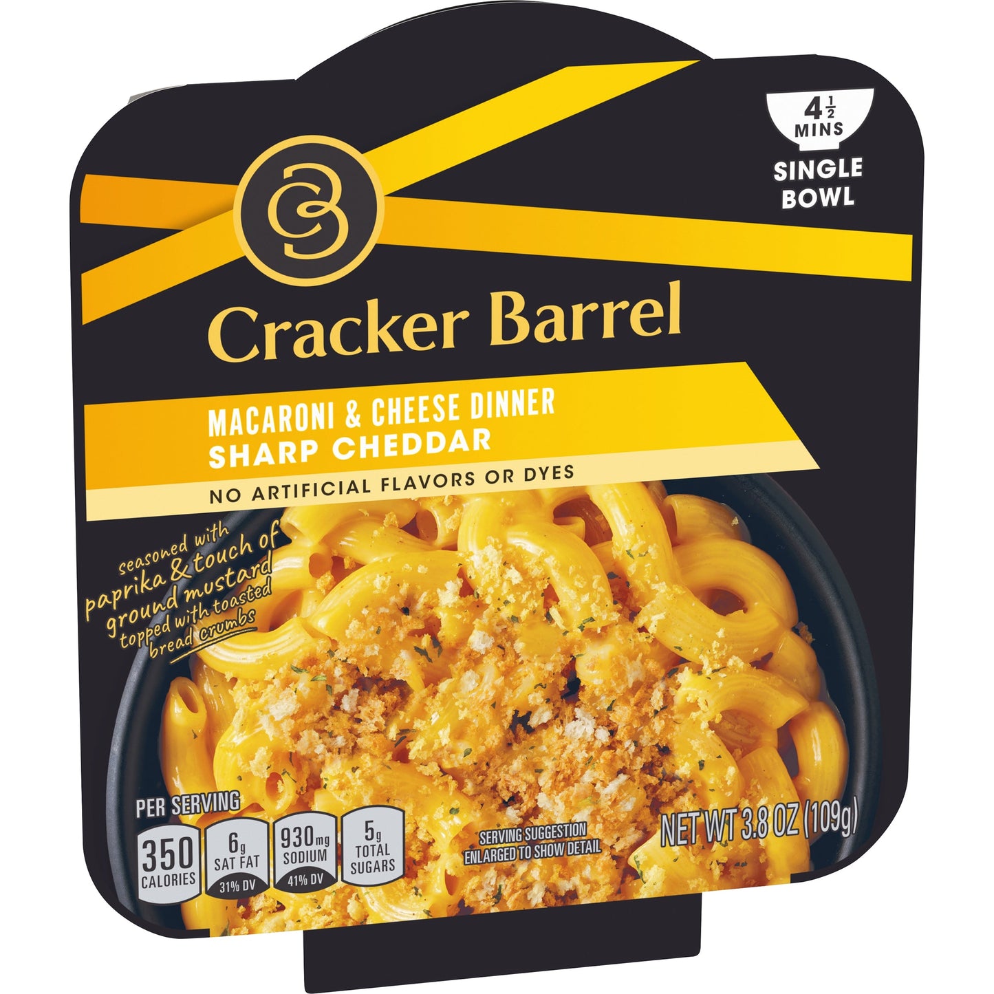 Cracker Barrel Deluxe Liquid Dinner Sharp Cheddar; 3.8 Ounces; 6 Per Case