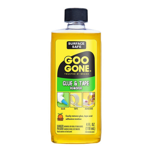 Goo Gone Glue & Tape Remover; 4 Fluid Ounces; 6 Per Case - High Mart Wholesale