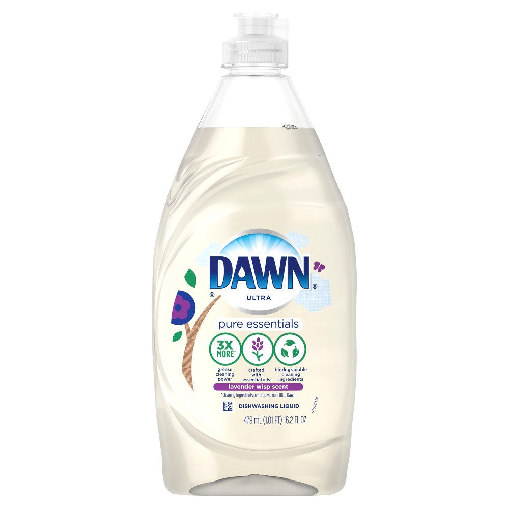 Dawn Pure Essentials Dishwashing Liquid Lavender; 16.2 Fluid Ounce; 10 Per Case