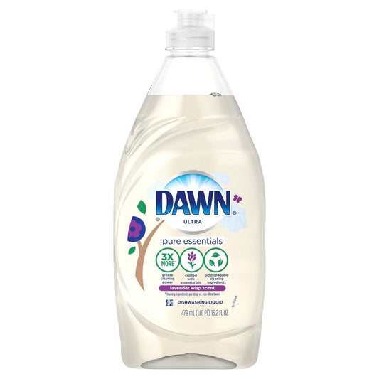 Dawn Pure Essentials Dishwashing Liquid Lavender; 16.2 Fluid Ounce; 10 Per Case