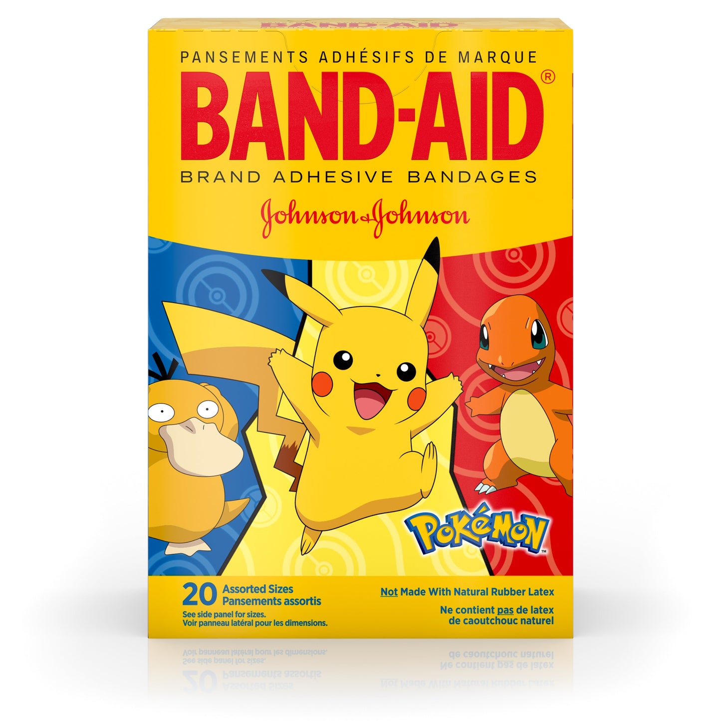 Band Aid Pokemon Assortment; 20 Count; 6 Per Box; 4 Per Case - High Mart Wholesale