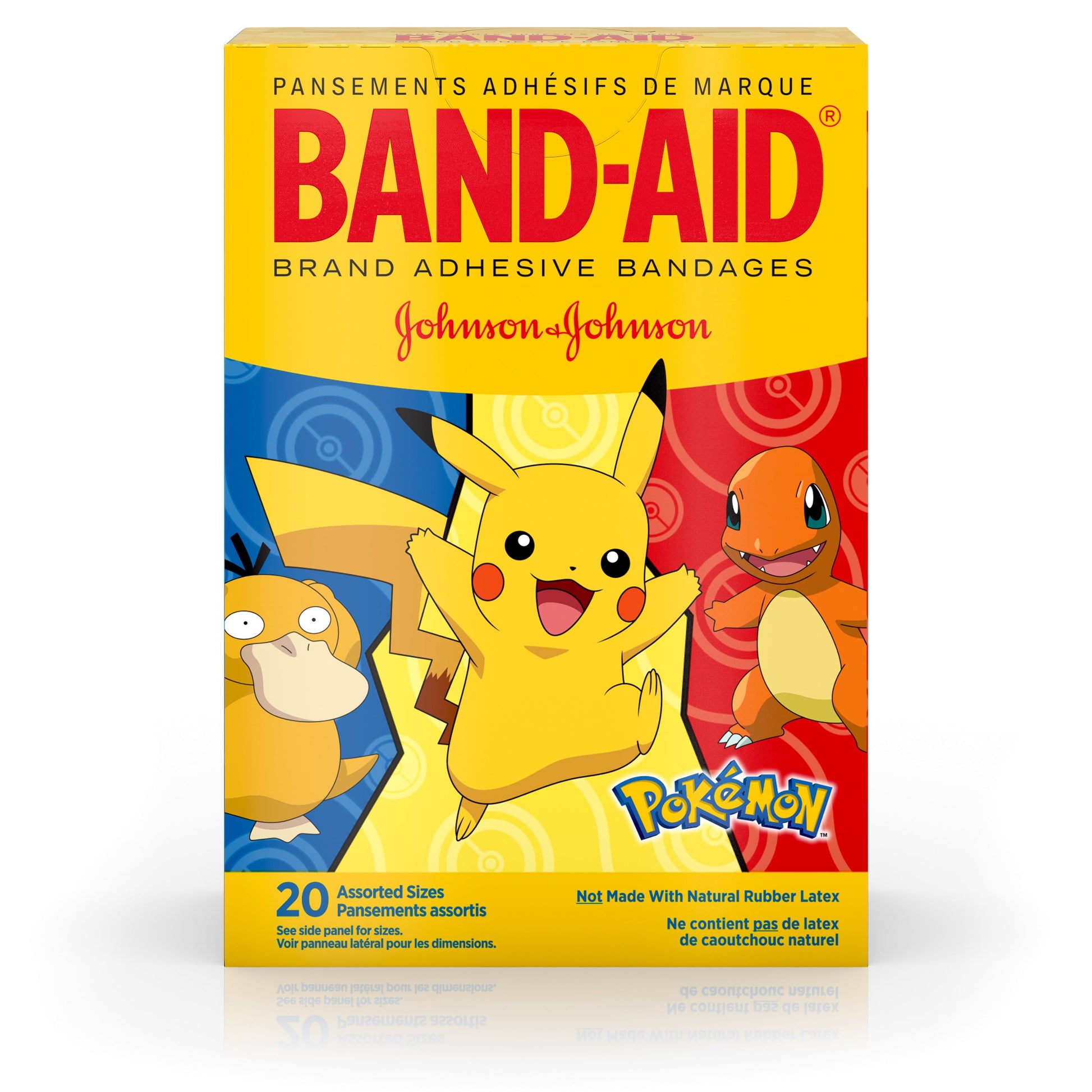 Band Aid Pokemon Assortment; 20 Count; 6 Per Box; 4 Per Case - High Mart Wholesale