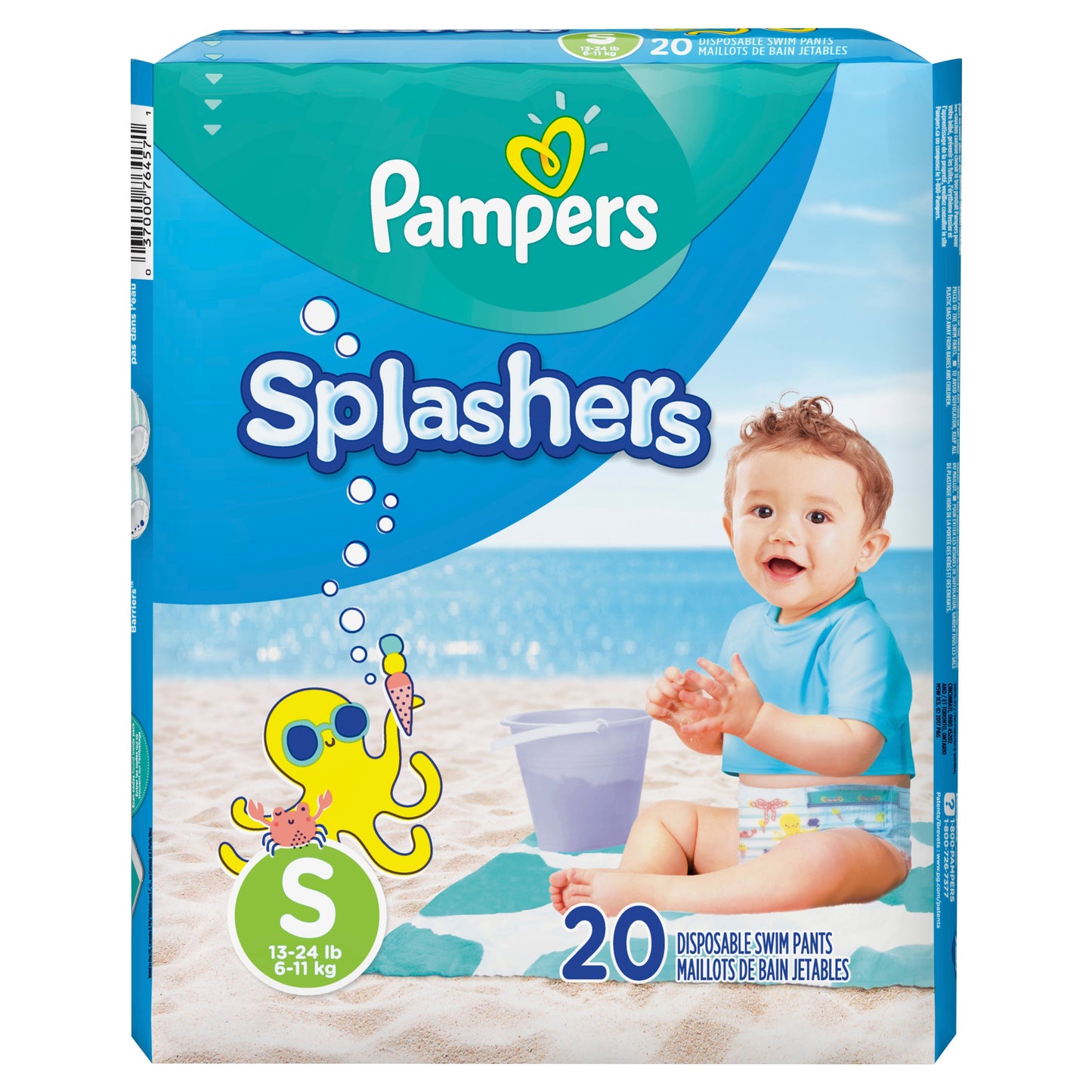 Pampers Splashwear Pull On Jumbo Wingstand; 16 Count; 1 Per Case