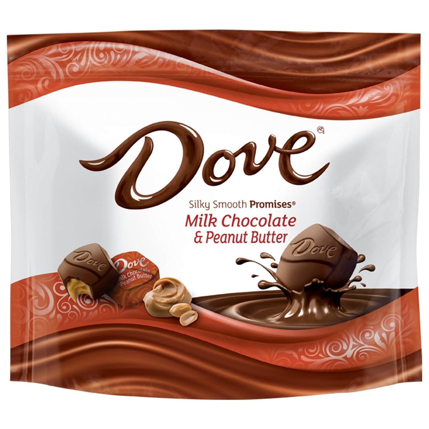 Dove Milk Chocolate/Peanut Butter Promises Stand Up Pouch; 7.61 Ounces; 8 Per Case