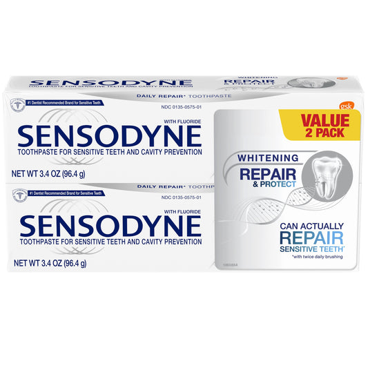 Sensodyne Rpr+Prtct White Top; 6.8 Ounce; 6 Per Case