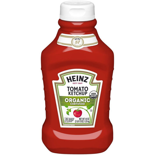 Heinz Organic Ketchup Bottle; 2.75 Pound; 12 Per Case