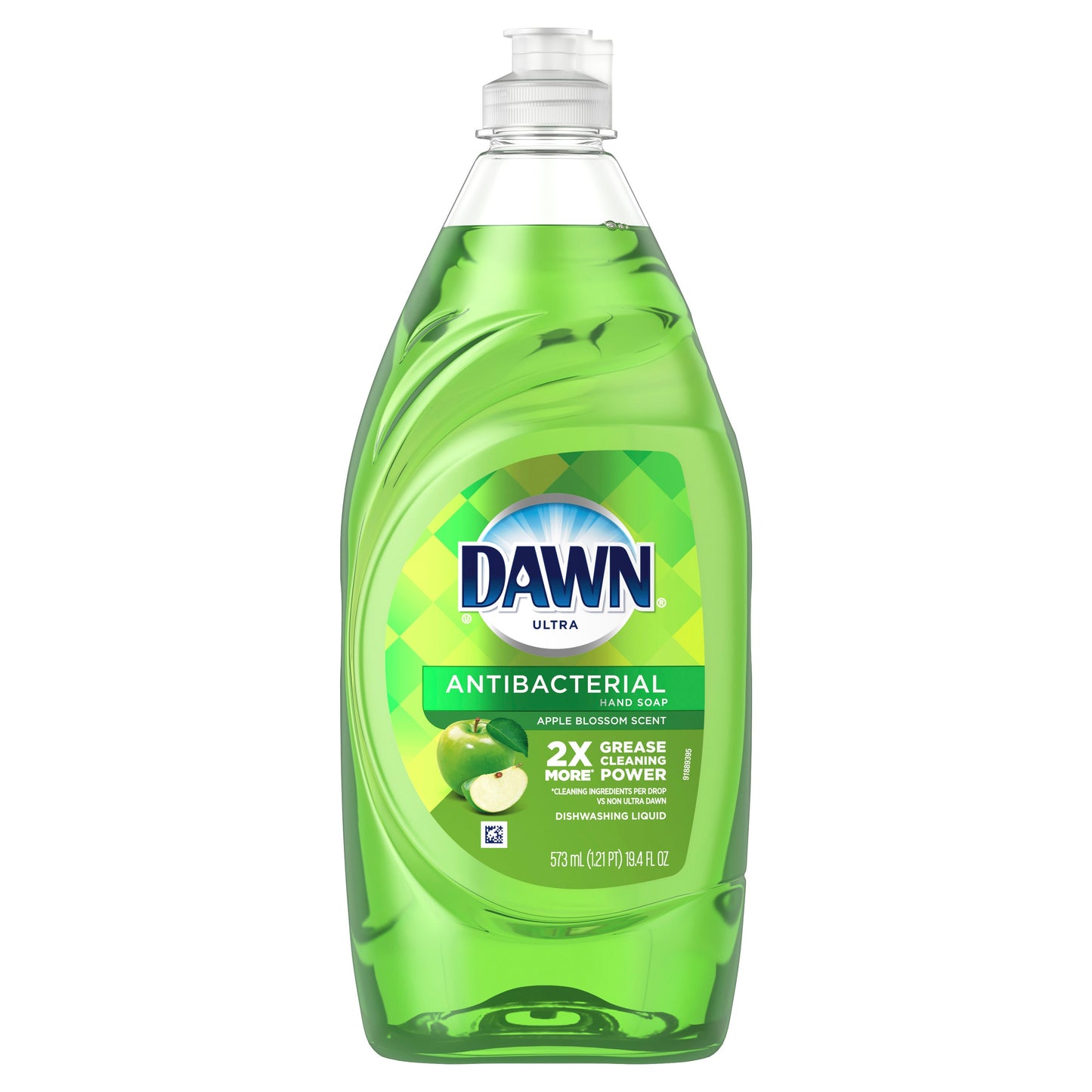 Dawn Dish Wash Ultra Antibacterial Apple Blossom; 19.4 Fluid Ounces; 10 Per Case