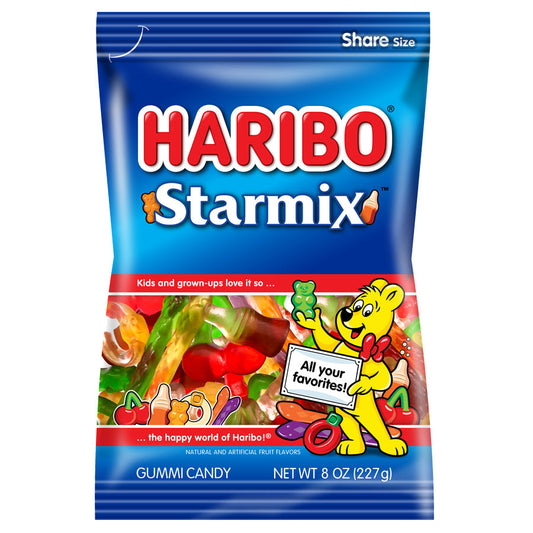 Haribo Confectionery Gummi Candy Starmix Gummi Candy; 8 Ounces; 10 Per Case - High Mart Wholesale