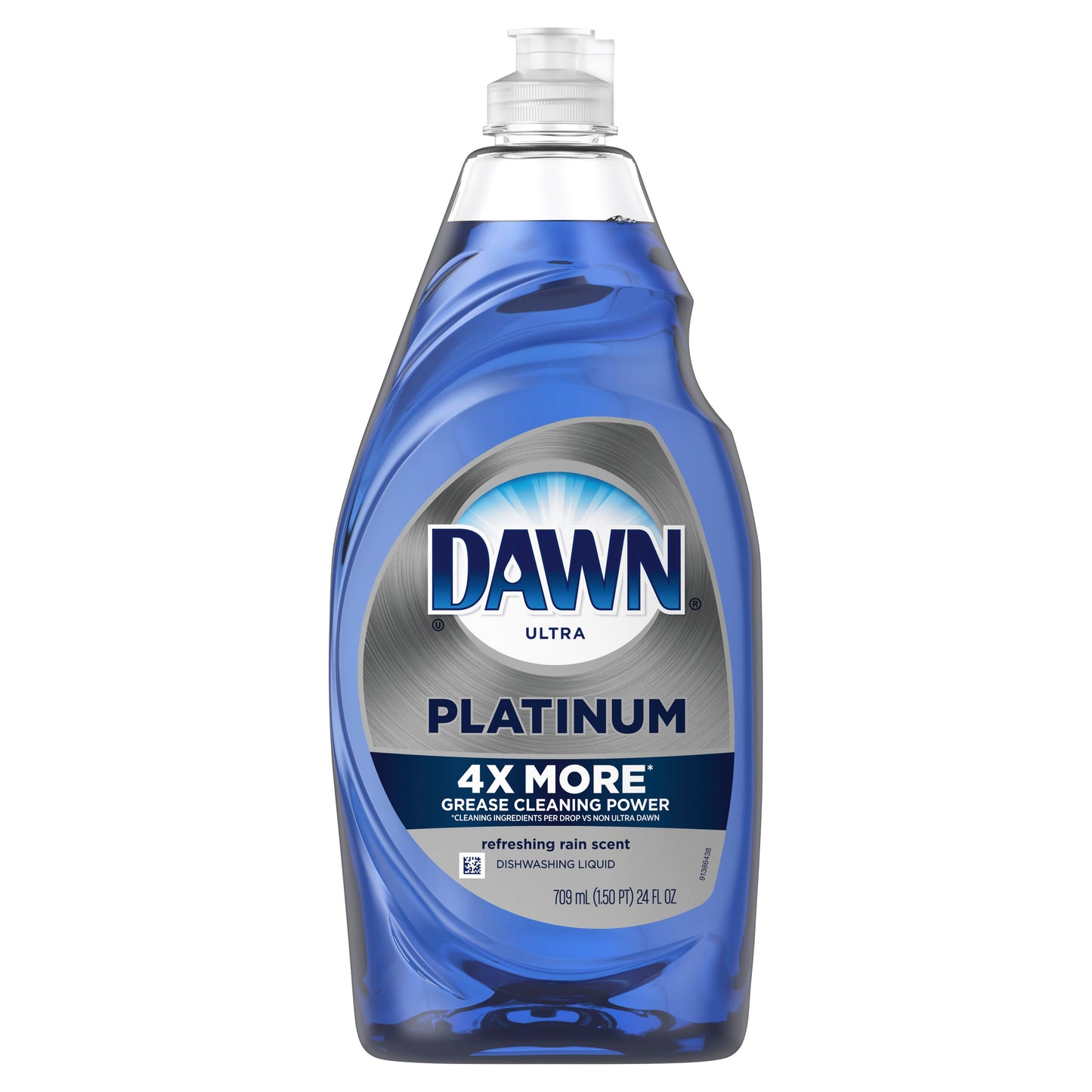 Dawn Dishwashing Liquid Platinum Power Clean Refreshing Rain; 24 Ounces; 10 Per Case