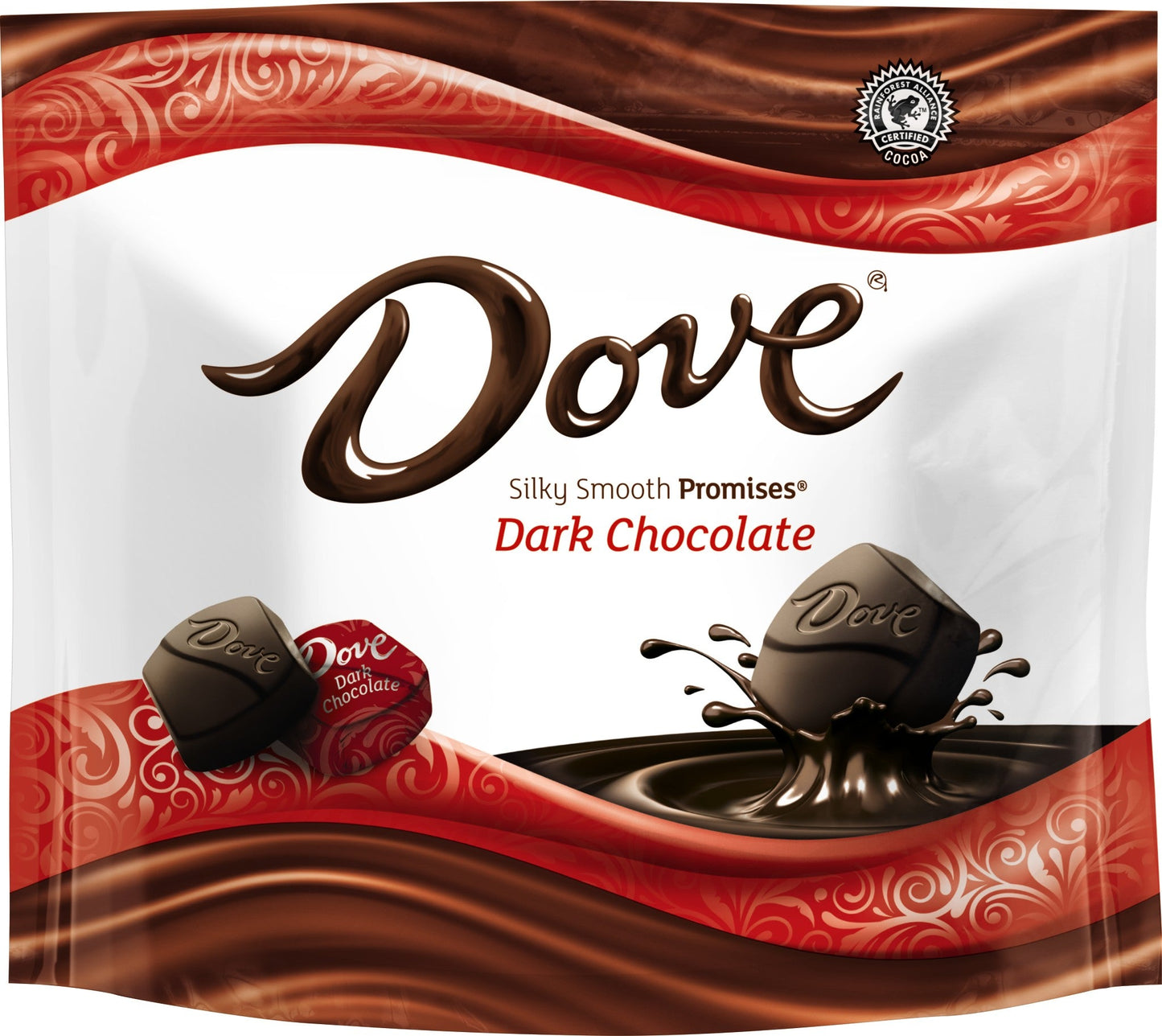 Dove Dark Chocolate Promises Stand Up Pouch; 8.46 Ounces; 8 Per Case