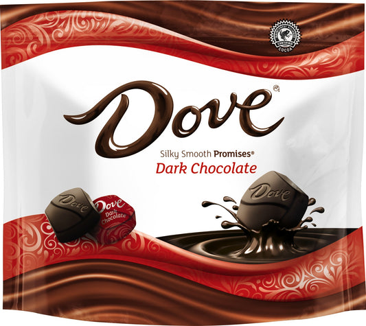 Dove Dark Chocolate Promises Stand Up Pouch; 8.46 Ounces; 8 Per Case