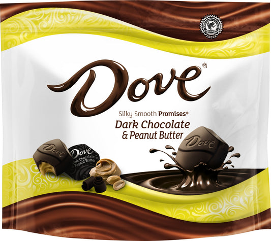 Dove Dark Chocolate & Peanut Butter Promises Stand Up Pouch; 7.61 Ounces; 8 Per Case